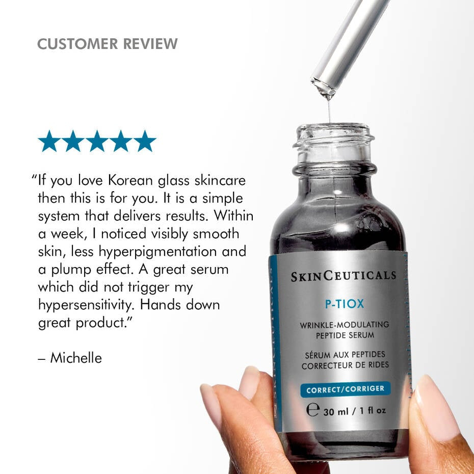 SkinCeuticals P-TIOX Serum – Anti-Wrinkle Peptide Skincare in